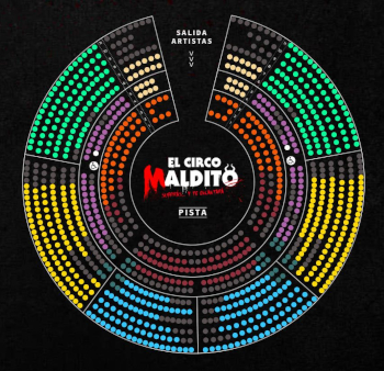mapa butacas circo maldito sevilla