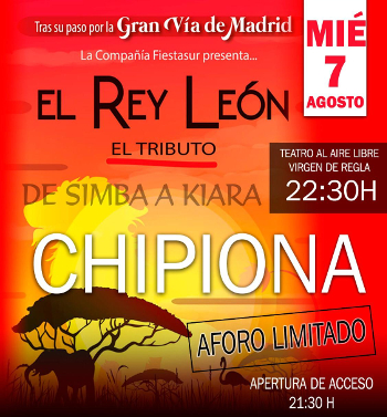 tributo rey leon chipiona